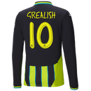 #10 Grealish Manchester City Away Jersey 2024/2025 Long Sleeve