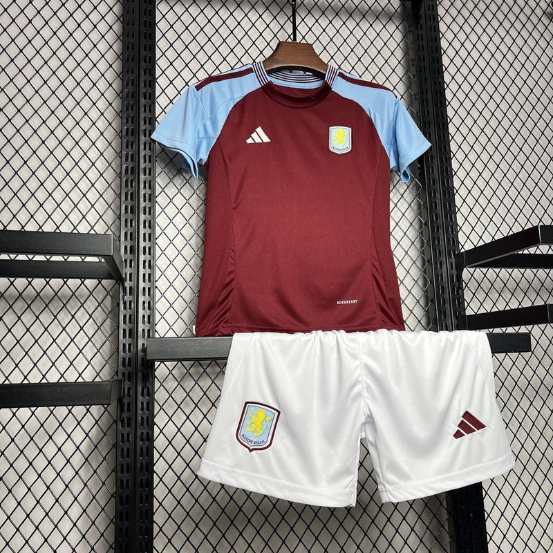 Conjunto Infantil Aston Villa home 24/25