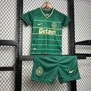 Conjunto Infantil Sporting away 24/25