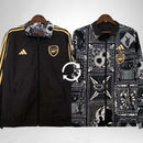 Arsenal 23/24 Windbreaker Reversible Black and Black