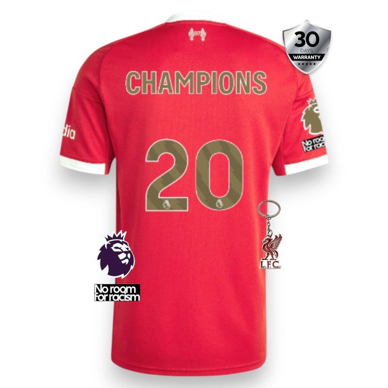 Liverpool Home Jersey 2025/26 - CHAMPIONS