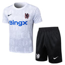 Chelsea Kit Pre Match Jersey + Shorts 25/26