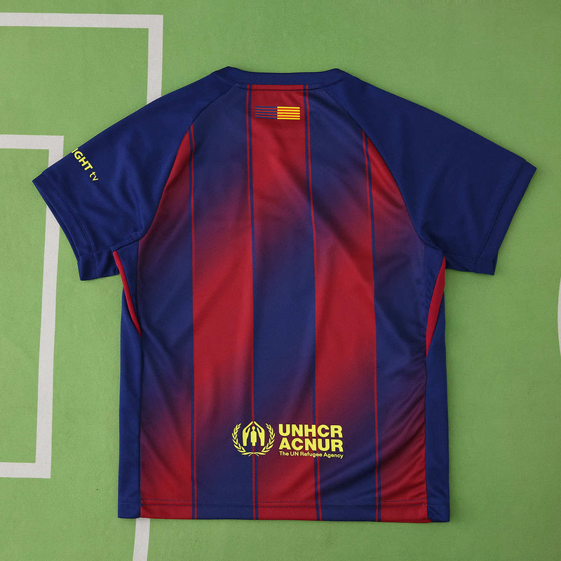 Kids Barcelona Home Kit 2025/26