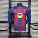 Barcelona 25/26 Home Player Jersey - Long Sleeve