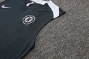 Chelsea Kit Black Jersey + Shorts - No Sleeve 25/26