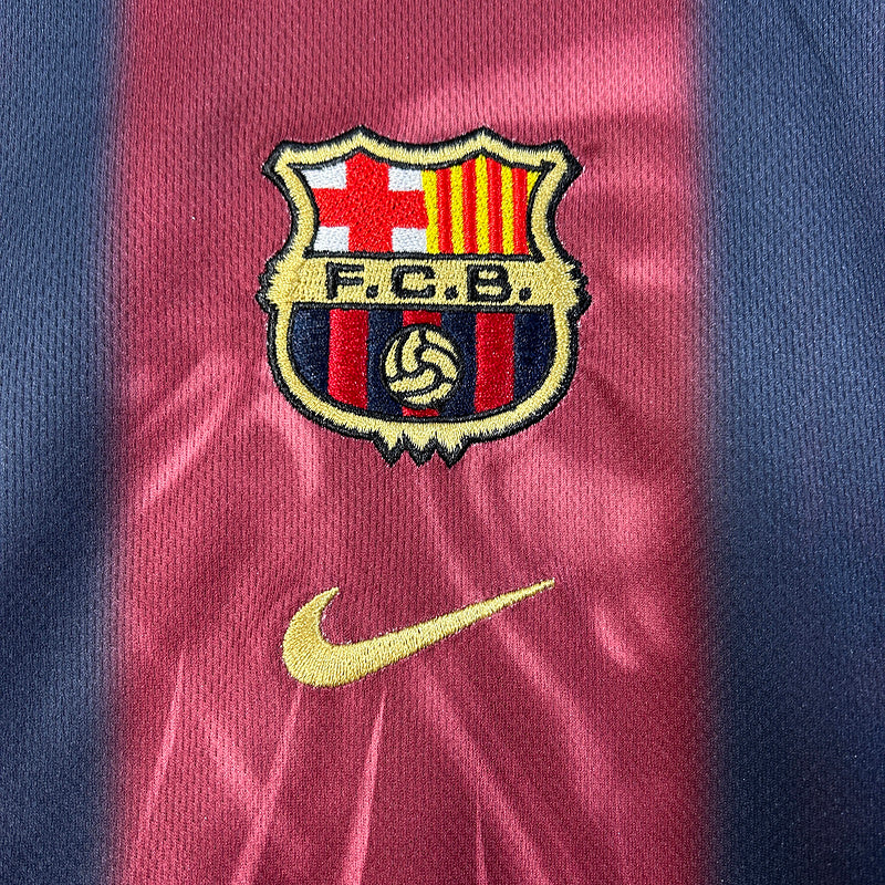 Kids Travis Scott x FC Barcelona Retro Kit 2000/01 Home Skeleton