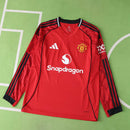 Manchester United Home Jersey 2025/26 - Long Sleeve