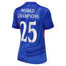 Chelsea Home Jersey 25/26 - Womens - with World Champions 25 printing