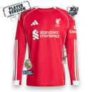 Liverpool Home Player Jersey 2025/26 - Long Sleeve