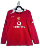 Manchester United 05/06 I Home Jersey - Long Sleeve Retro Version