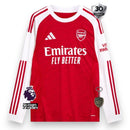 Arsenal Home Jersey 2025/26 Long Sleeve